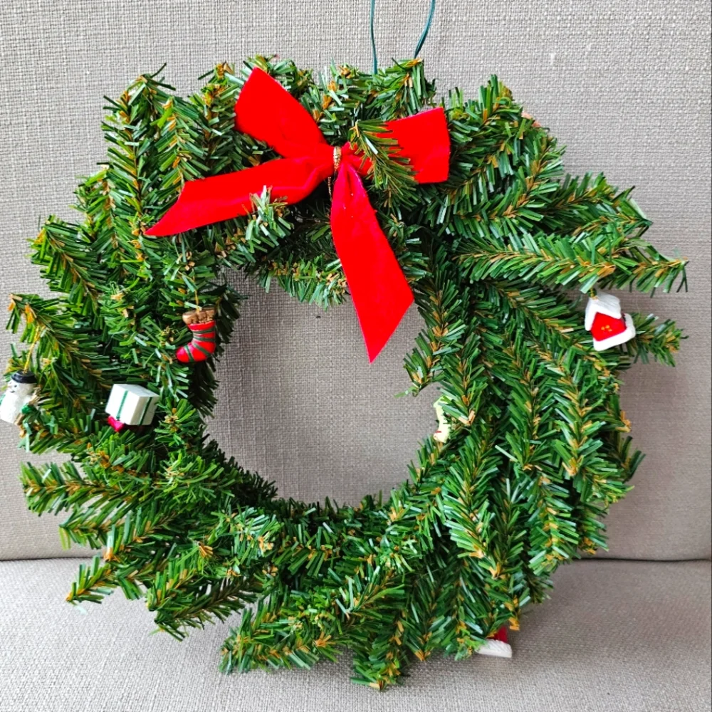 Vintage Mini Holiday Wreath